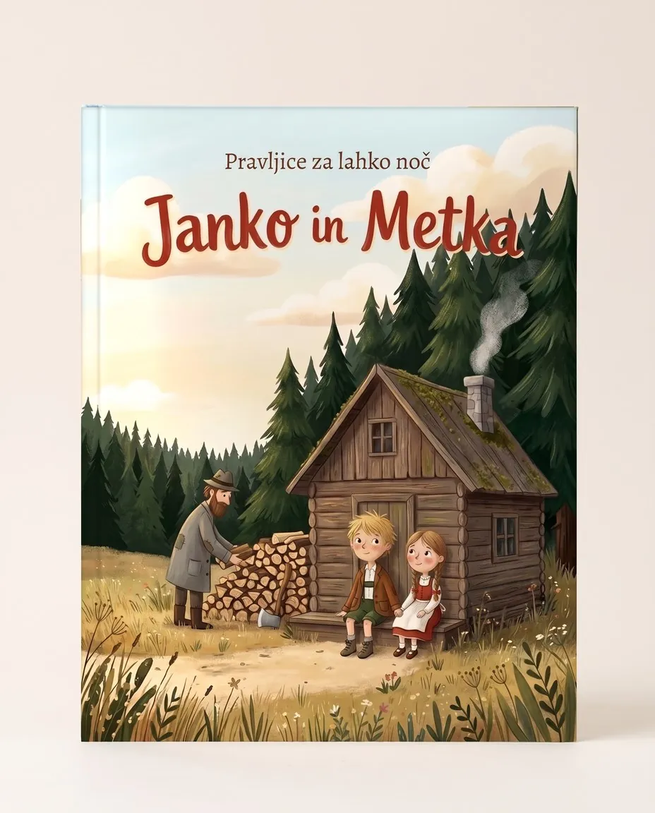 Tiskana slikanica Janko in Metka